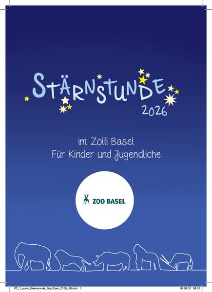 Stärnstunde 2026 im Zolli Basel - Für Kinder und Jugendliche